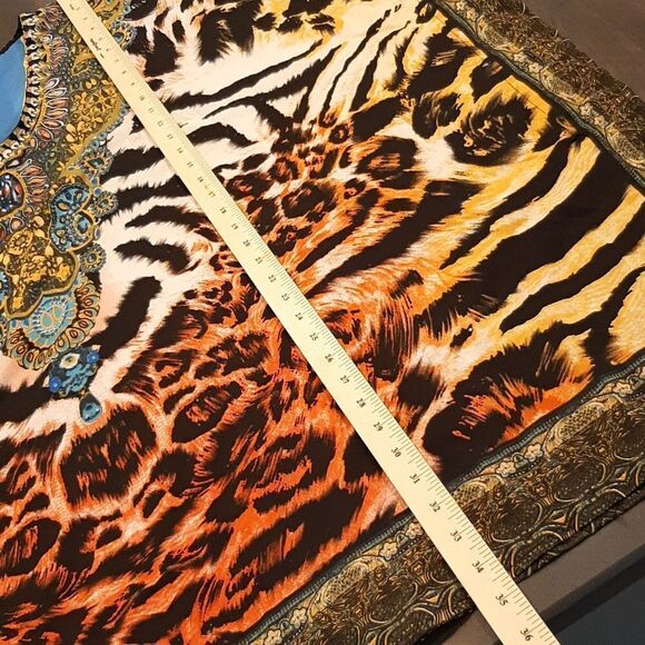 Gypsie Blu "Live to be Free" Caftan Blouse - Picture 8 of 11